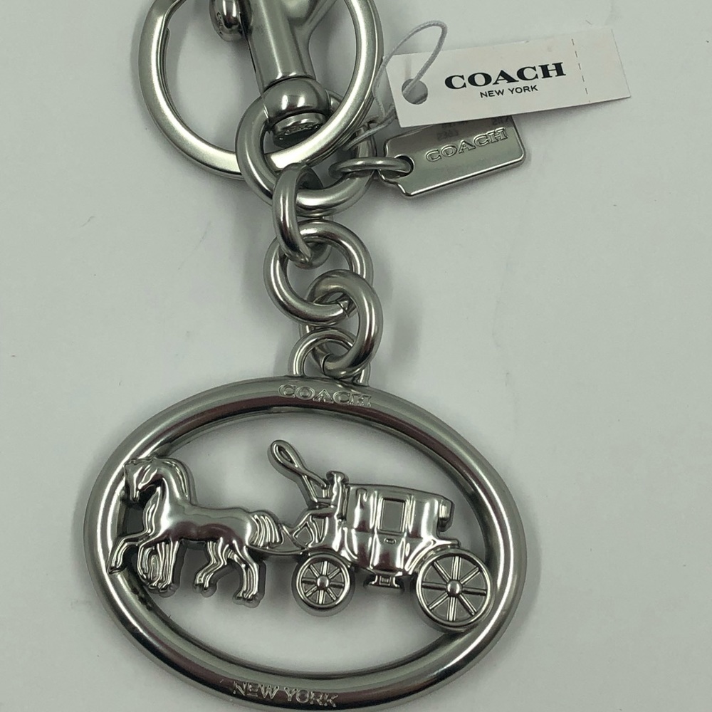 NWT - Coach bag charm / key ring